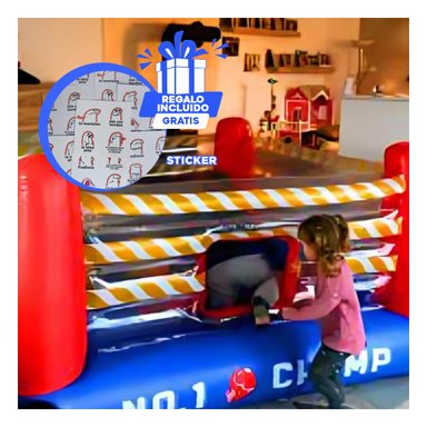 CORRAL PARA ENTRETENIMIENTO DE COLOR AZUL Y+GIFT STICKERS