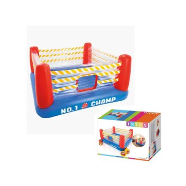 SALTARIN INFLABLE PARA INFANTE COLOR AZUL Y+PAPEL DE REGALO - 3