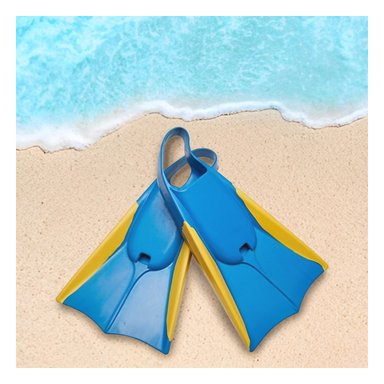 ALETAS NATACIÓN RYBIU SF159-S-T AZUL FLIPPERS + GIFT MINIAGENDA