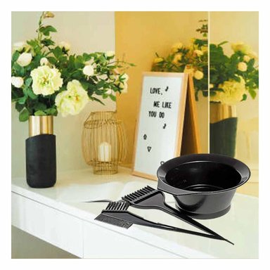 SET BROCHAS RYBIU BE30063 EN COLOR NEGRO + LIGAS REGALO - 2