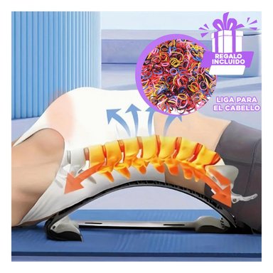 MASAJEADOR RYBIU ESPALDA BE30315 MAQUINA ELEGANTE RELAJANTE MORADO + LIGAS REGALO