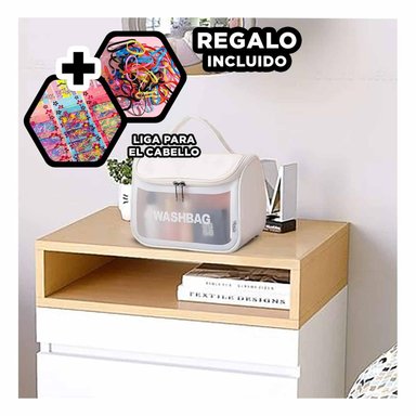 ESTUCHE RYBIU BE30323012 VERSATIL MAQUILLAJE + LIGAS REGALO BLANCO