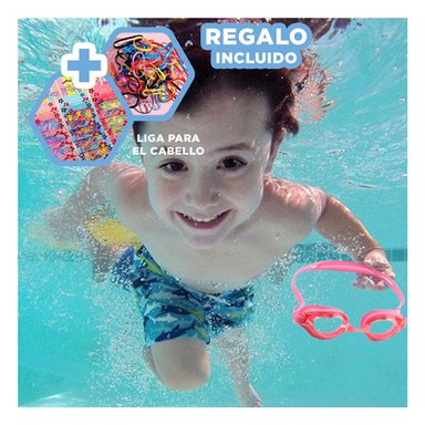 MASCARA ERGONOMICA RYBIU MG-460C ROSADO + REGALO LIGAS PEINAR