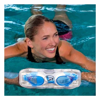 GAFAS NATACION RYBIU MG-460C CELESTE VISION PANORAMICA MULTICOLOR + GIFT STICKERS