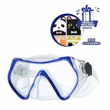 GAFAS BUCEO RYBIU M-15265 ESPECIALES AZUL + GIFT MINIAGENDA
