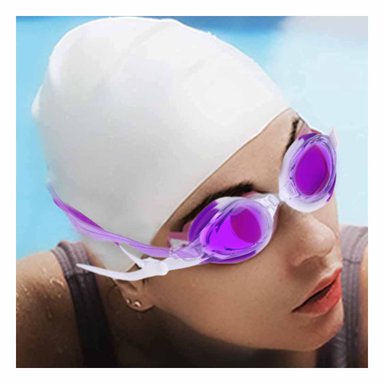 GAFAS NATACION RYBIU MG-460C MORADO VISION PANORAMICA MULTICOLOR + GIFT STICKERS