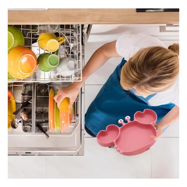 VAJILLA RYBIU DINAMICA BEBE ROSADO OSCURO + LIGAS REGALO