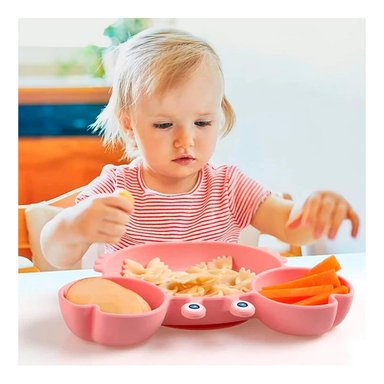 VAJILLA RYBIU DINAMICA BEBE EN ROSADO + LIGAS REGALO