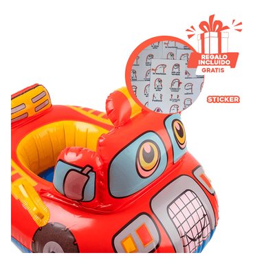 INFLABLE ACOGEDOR Y FACIL DE TRANSPORTAR Y+GIFT STICKERS - 1