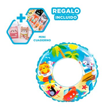 INFLABLE RYBIU ESPACIOSO PARA ESTANQUE CELESTE + REGALO AGENDITA