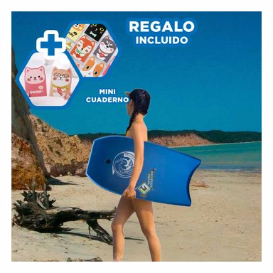 TABLA NATACIÓN RYBIU GR-41 MODERNA ANTIDESLIZANTE AZUL + REGALO AGENDITA
