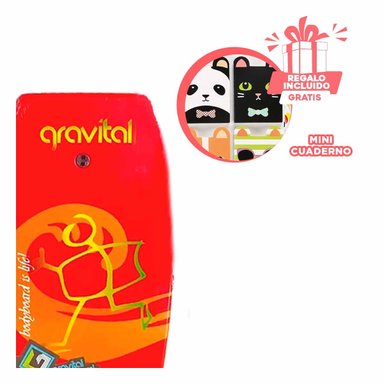 TABLERO NATACIÓN RYBIU GR-42 FUNCIONAL PISCINA ANARANJADO + GIFT MINIAGENDA