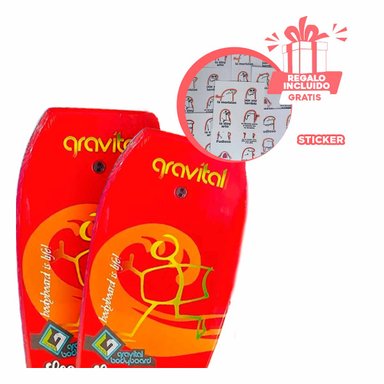 TABLERO NATACIÓN RYBIU GR-42 PRACTICA Y FLOTADORA ANARANJADO + REGALO STICKERS