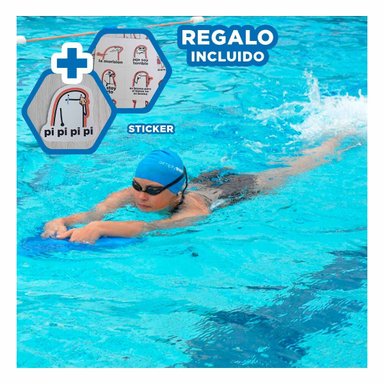 TABLA NATACIÓN RYBIU GR-41 HIDRODINAMICA APRENDICES AZUL + REGALO STICKERS