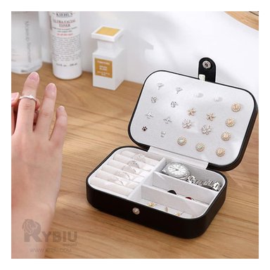 JOYERO RYBIU BE32210 ESTUCHE SEGURO EN + GIFT MINIAGENDA NEGRO