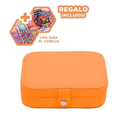 JOYERO RYBIU BE32209 CAJA GUARDAR JOYAS ANARANJANDO + LIGAS REGALO