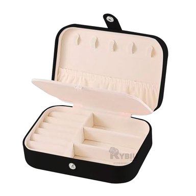 JOYERO RYBIU BE32210 ESTUCHE VERSATIL JOYAS EN + GIFT STICKERS NEGRO