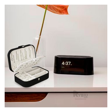 JOYERO RYBIU BE32210 ESTUCHE DURADERO EN + ENVOLTORIO REGALO NEGRO