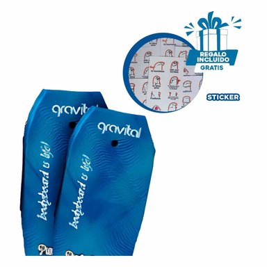 TABLERO NATACIÓN RYBIU GR-42 PRACTICA Y FLOTADORA AZUL + REGALO STICKERS
