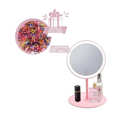 PANEL LED PARA BAÑO EN COLOR ROSADO Y+LIGAS DE REGALO