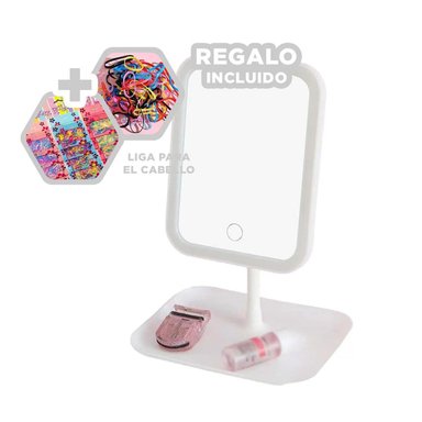 PANEL LED PARA BAÑO EN COLOR BLANCO Y+LIGAS DE REGALO