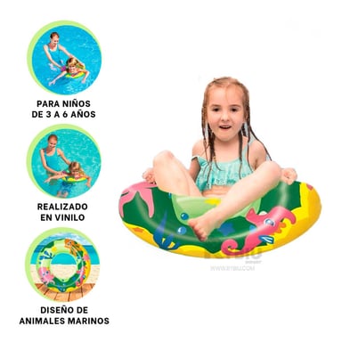 INFLABLE PARA FIESTAS VERDE MOD.36113 Y+REGALO AGENDITA - 1