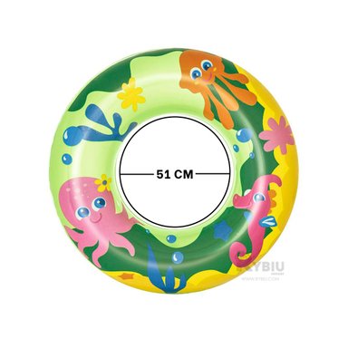 COLCHON RYBIU DE NADAR VERDE MOD.36114 + REGALO LIGAS PARA PEINAR