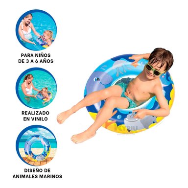 INFLABLE RYBIU PARA NIÑOS AZUL MOD.36113 + ENVOLTORIO DE REGALO