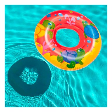 FLOTADOR RYBIU PORTATIL ROJO MOD.36113 + PAPEL DE REGALO