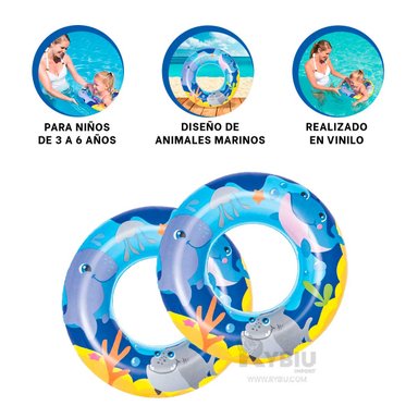 INFLABLE RYBIU PARA MAYOR DIVERSION AZUL MOD.36113 + GIFT STICKERS