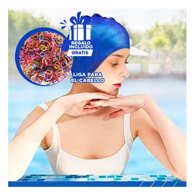 ACCESORIO PISCINA RYBIU MG-ED06 AZUL COFIA ERGONOMICA + REGALO LIGAS PEINAR