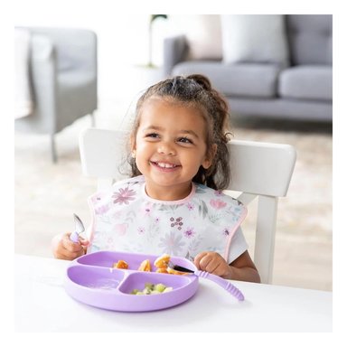 TAZON RYBIU DINAMICO BEBE 3 DIVISIONES LILA + LIGAS REGALO