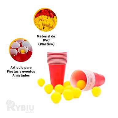 SET PING PONG RYBIU DE29547 RECREATIVO CON AMIGOS + PAPEL REGALO - 3