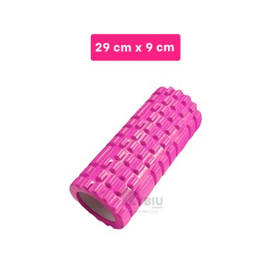 RODILLO RYBIU DE29533 LARGO 29X9CM FITNESS FUCSIA + LIGAS REGALO