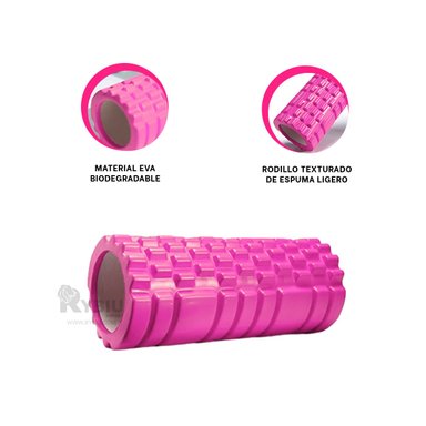 CILINDRO RYBIU DE29533 LARGO 29CM ENTRENAR CASA FUCSIA + REGALO AGENDITA