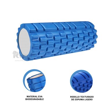 CILINDRO RYBIU DE29537 LARGO 29CM MASAJEADOR Y DURABLE AZUL + REGALO STICKERS - 3