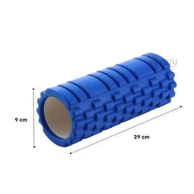 RODILLO RYBIU DE29537 LARGO 29X9CM MUSCULAR AZUL + REGALO LIGAS PEINAR