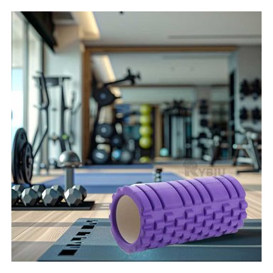 RUEDA RYBIU DE29532 LARGO 29CM COMPACTA EJERCICIOS MORADO + REGALO STICKERS