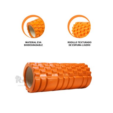 CILINDRO RYBIU DE29536 LARGO 29CM HOMBRE DEPORTISTA ANARANJADO + REGALO AGENDITA