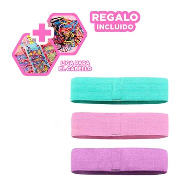 LIGAS RYBIU DE30513 PARA DEPORTE MULTICOLOR + REGALO PEINAR