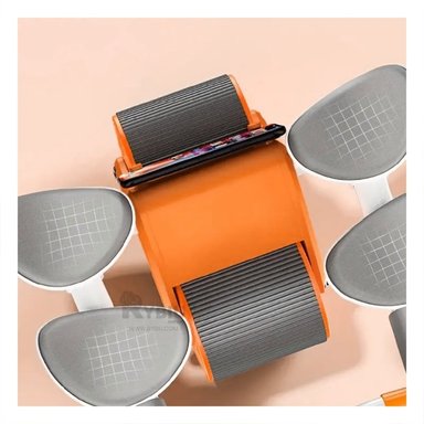 RUEDA ABDOMINAL RYBIU DE30172 CON PANEL EJERCICIOS NARANJA + PAPEL REGALO