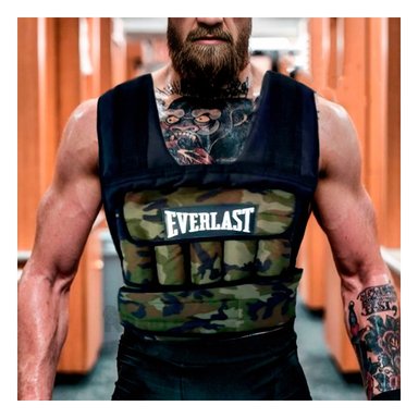 CHALECO RYBIU 10KG VERDE CARGA TORAXICA + REGALO STICKERS