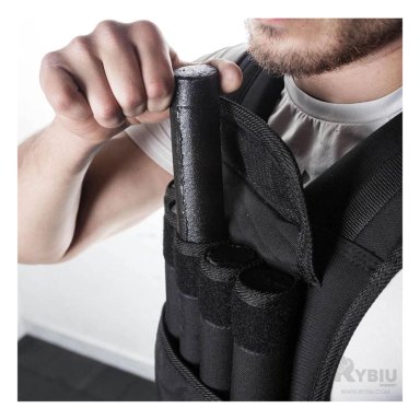 PECHERA RYBIU 10KG NEGRO ENTRENAMIENTO + ENVOLTORIO REGALO