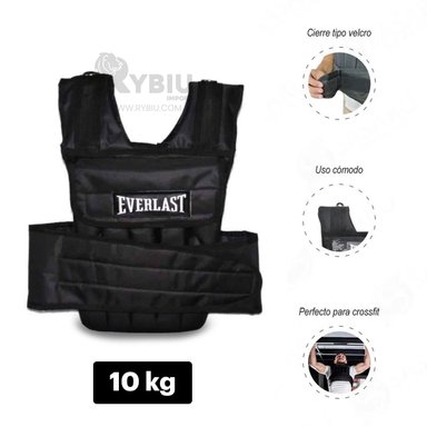 LASTRE RYBIU 10KG NEGRO CROSSFIT VERSATIL + LIGAS REGALO