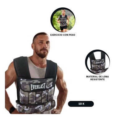 PECHERA RYBIU 10KG BLANCO CROSSFIT CON VELCRO + REGALO STICKERS