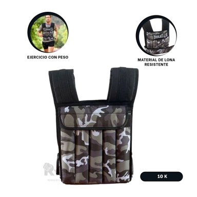 PECHERA RYBIU 10KG BLANCO ENTRENAMIENTO + ENVOLTORIO REGALO