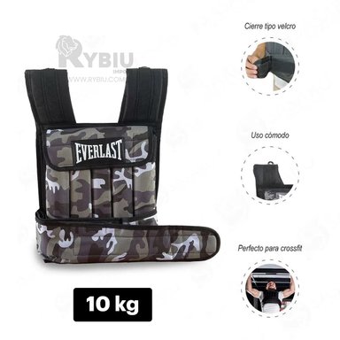 LASTRE RYBIU 10KG BLANCO CROSSFIT VERSATIL + LIGAS REGALO
