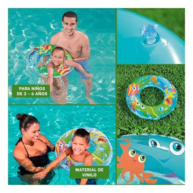 COLCHON RYBIU DE AIRE PARA NATACION MOD.36013 + POST IT ADHESIVOS