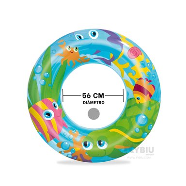 INFLABLE RYBIU CON DISEÑO EN CELESTE MOD.36013 + REGALO AGENDITA