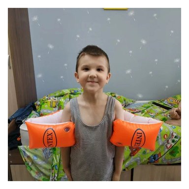 DISPOSITIVO ACUATICO DE BRAZO INFLABLE PARA NIÑOS 30 X 15 CM Y+POST IT - 2